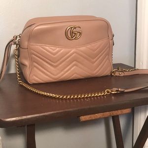 Authentic Gucci Apollo Trap Chevron Bag